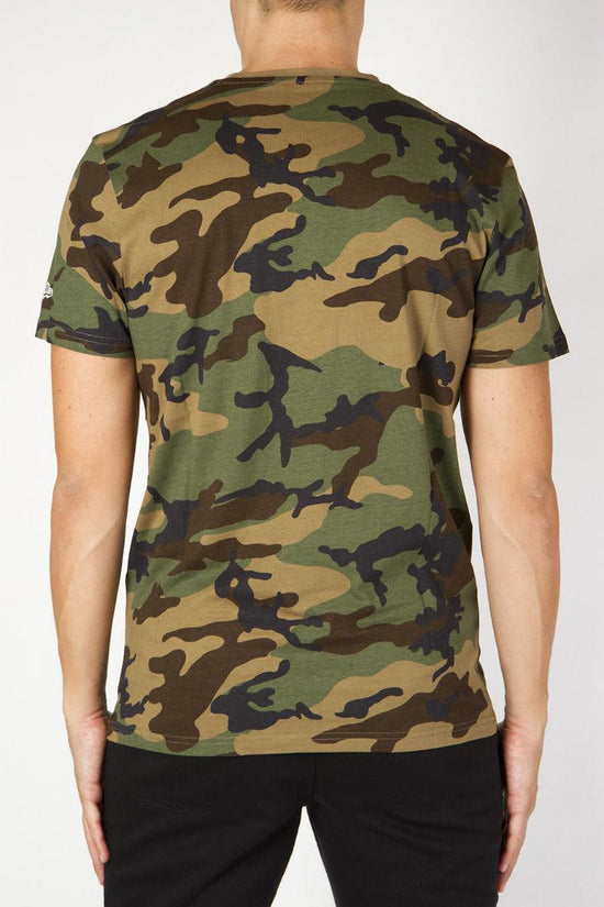 T-Shirt Maniche Corte Los Angeles Lakers Camouflage-new era-Verde-Uomo-Nba camo tee loslak wdc-