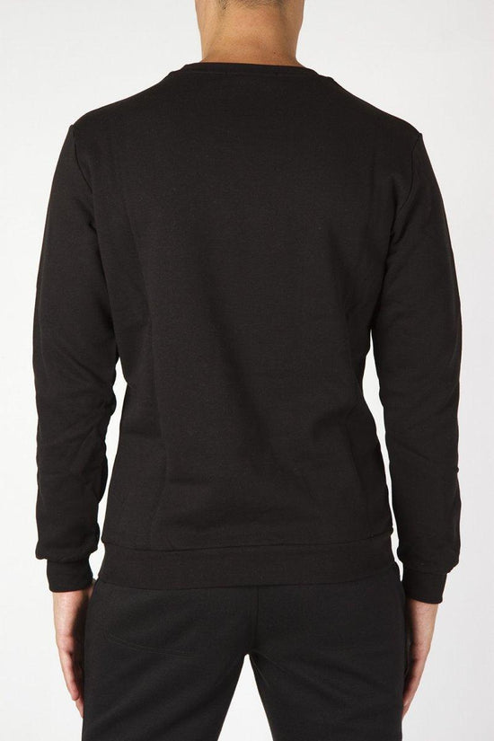 Felpa Girocollo-boy london-Nero-Uomo-Blu5033-
