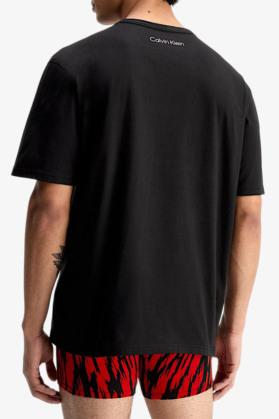 T-Shirt Maniche Corte Lounge Box Logo-calvin klein underwear-Nero-Uomo-000nm2399e ubi-