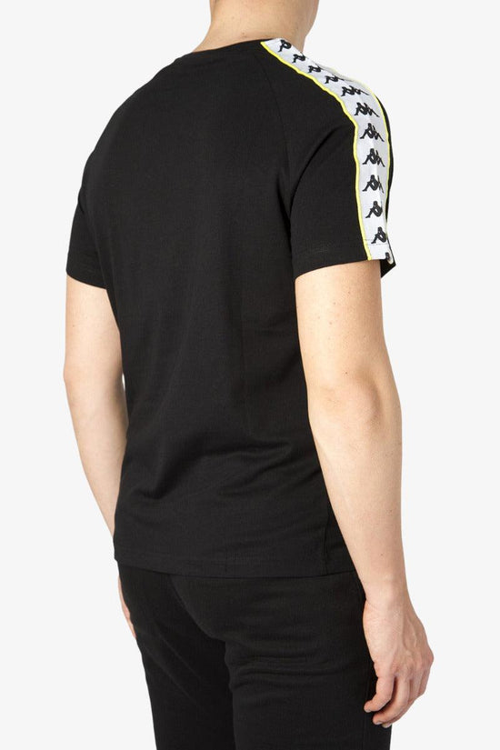 T-Shirt Maniche Corte 222 Banda Coen Slim-kappa-Nero-Uomo-303uv10 c1c-