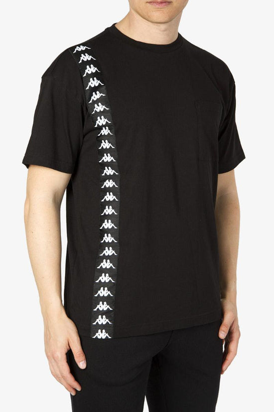 T-Shirt Maniche Corte 222 Banda Ecop-kappa-Nero-Uomo-3117ciw bzb-