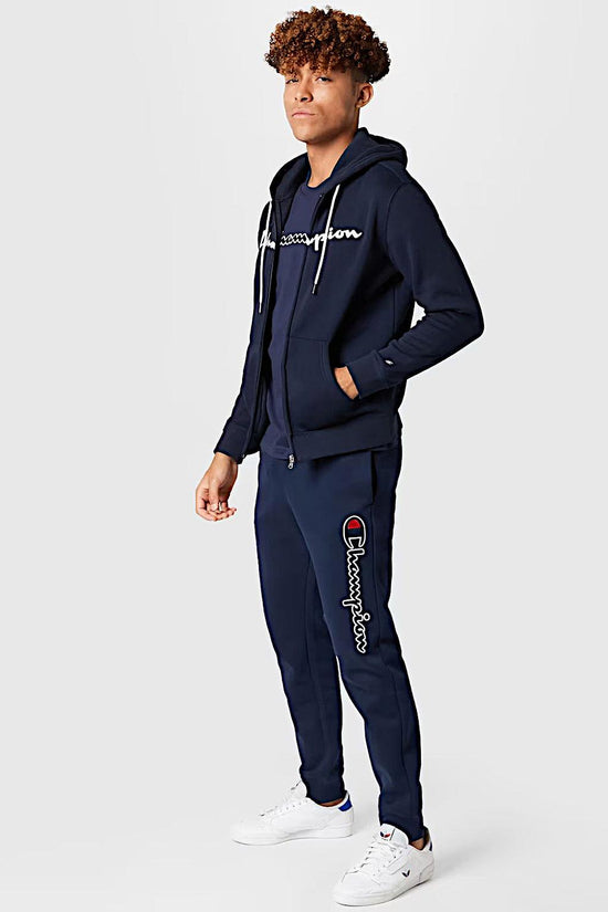 Pantaloni Big Logo Ricamato-champion-Blu-Uomo-217860 bs538-