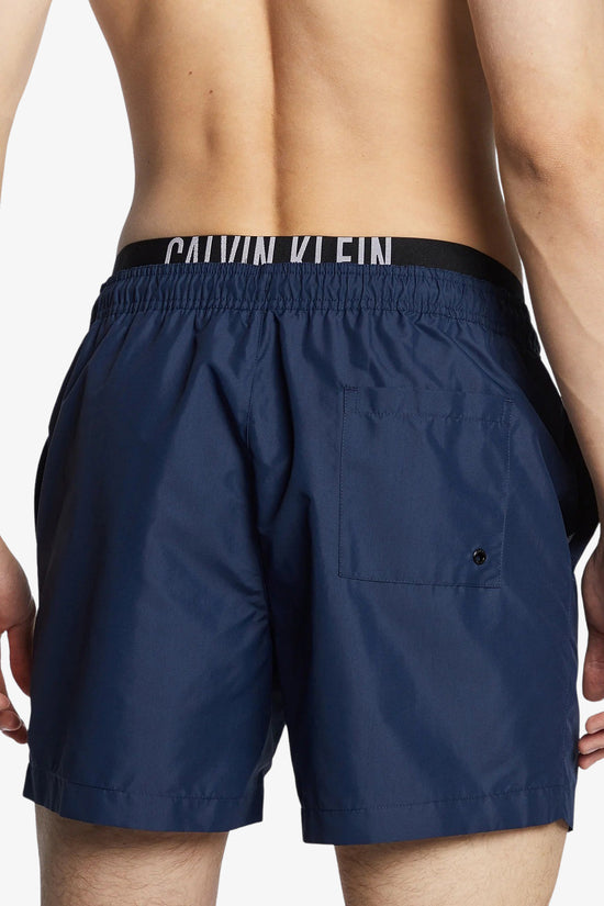 Boxer Mare Con Fascia In Vita Doppia Intense Power-calvin klein swimwear-Blu-Uomo-Km0km00798 dca-