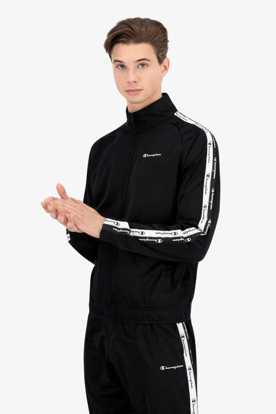 Tuta Con Bande Logo-champion-Nero-Uomo-216692 kk001-