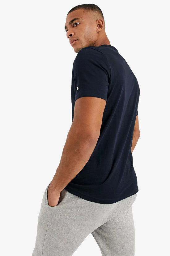 T-Shirt Maniche Corte Big Logo-champion-Blu-Uomo-218531 bs501-