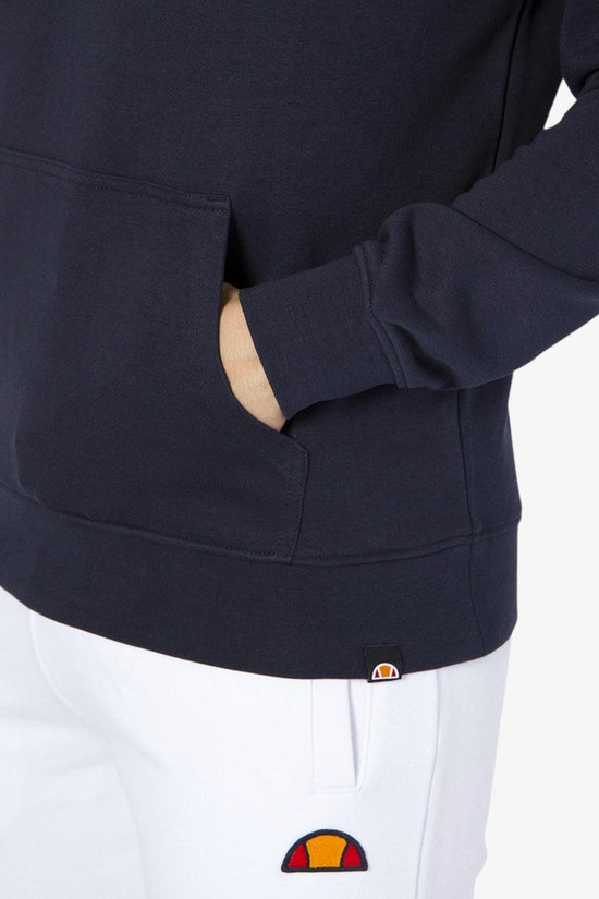 Felpa Con Cappuccio Logo Patch Piccolo-ellesse-Blu-Uomo-Ehm250s22 858-