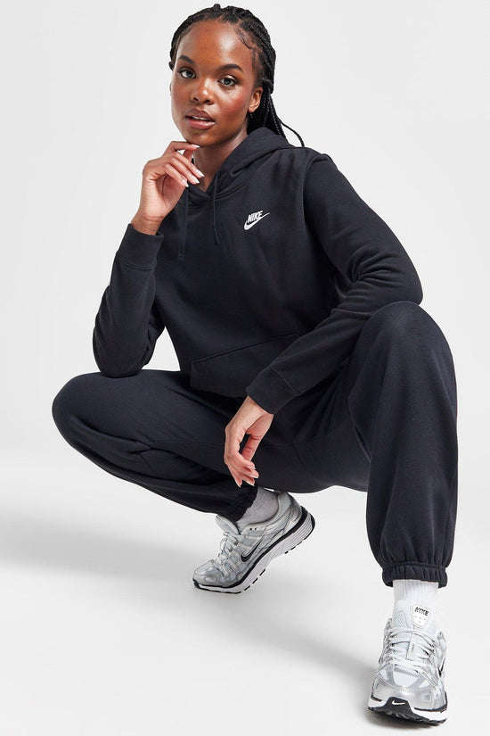 Felpa Con Cappuccio Logo Piccolo Club-nike sportswear-Nero-Donna-Dq5793 010-