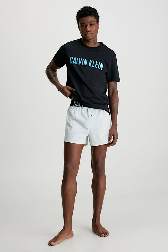 T-Shirt Maniche Corte Lounge Big Logo-calvin klein underwear-Nero-Uomo-000nm1959e c7r-
