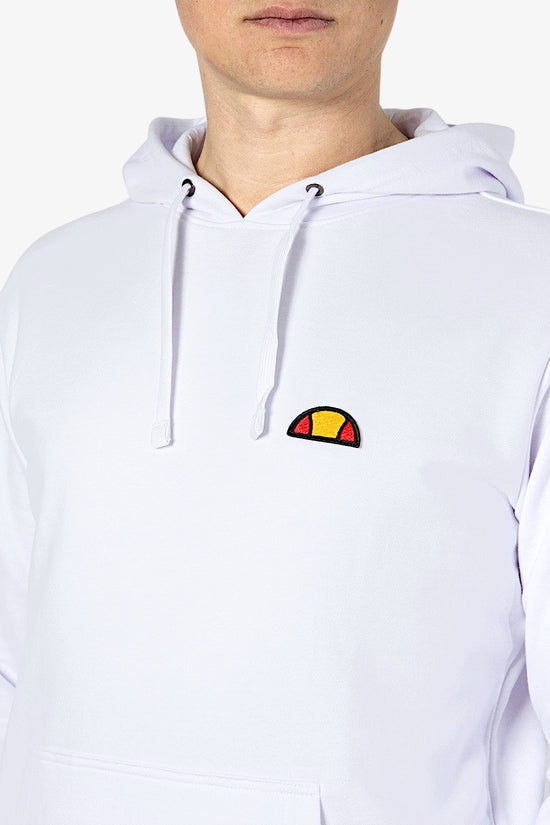 Felpa Con Cappuccio Logo Patch Piccolo-ellesse-Bianco-Uomo-Ehm250s22 001a-