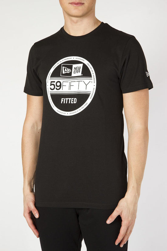 T-Shirt Maniche Corte Essental Visor Sticker-new era-Nero-Uomo-11935204-