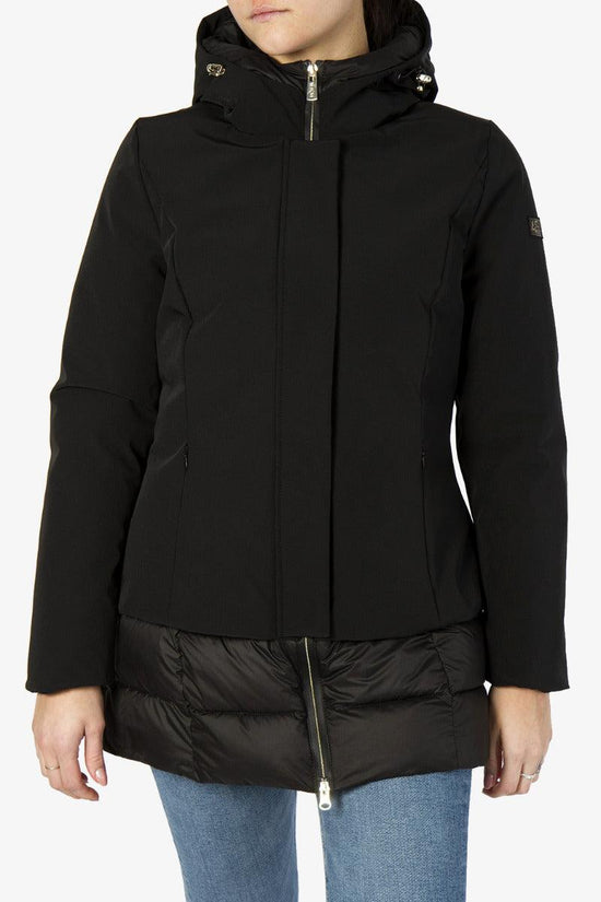 Piumino Soft Shell Full Zip Con Cappuccio yes zee