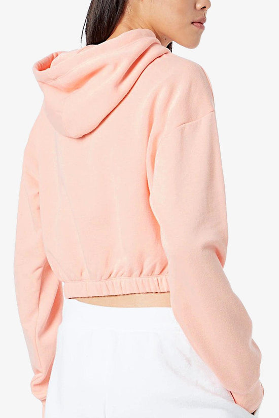 Felpa Corta Con Cappuccio Logo Piccolo-champion-Rosa-Donna-114861 ps012-