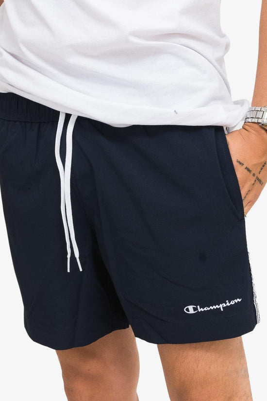 Boxer Mare Con Bande Logo-champion-Blu-Uomo-217491 bs501-