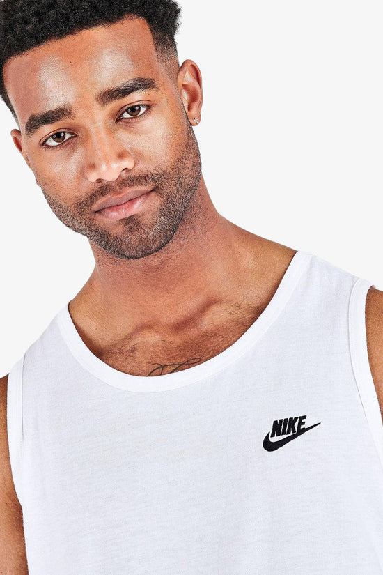Canotta Essentials Club-nike sportswear-Bianco-Uomo-Bq1260 100-