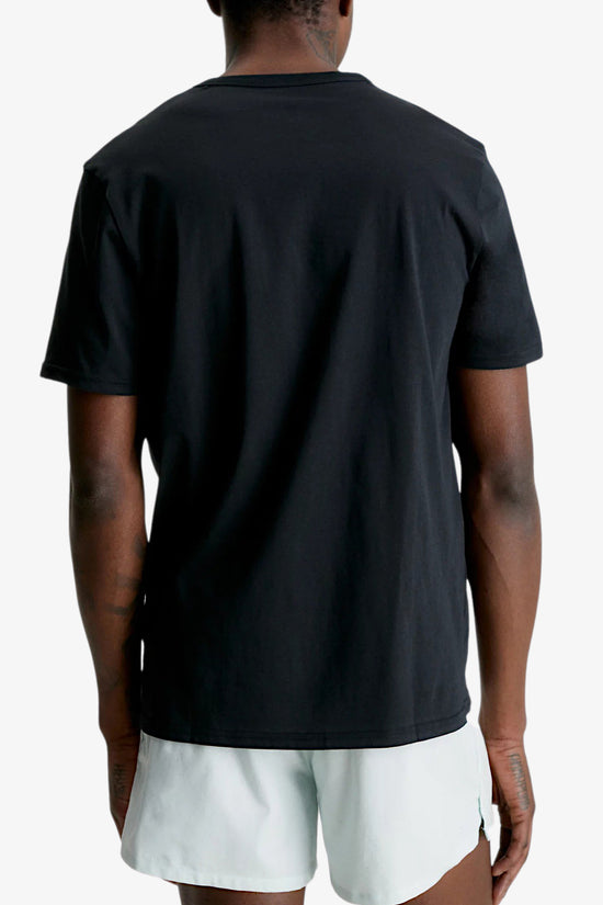 T-Shirt Maniche Corte Lounge Big Logo-calvin klein underwear-Nero-Uomo-000nm1959e c7r-