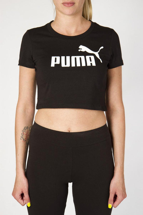 T-Shirt Corta Maniche Corte Essentials+ Fitted-puma-Nero-Donna-581398 01-