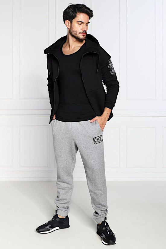 Pantaloni Box Logo Core Identity-emporio armani ea7-Grigio-Uomo-6lpp62 pj07z 3905-