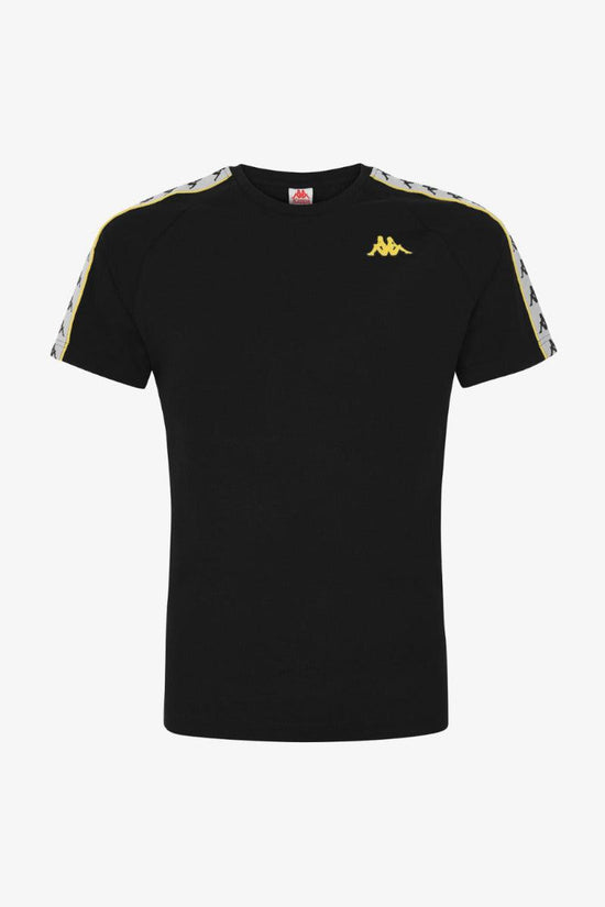 T-Shirt Maniche Corte 222 Banda Coen Slim-kappa-Nero-Uomo-303uv10 c1c-