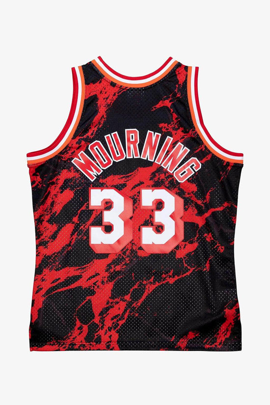 Canotta Swingman Team Marble Miami Heat 1996-97 Alonzo Mourning-mitchell&ness-Nero-Uomo-Tfsm1278-mhe96amoblck-