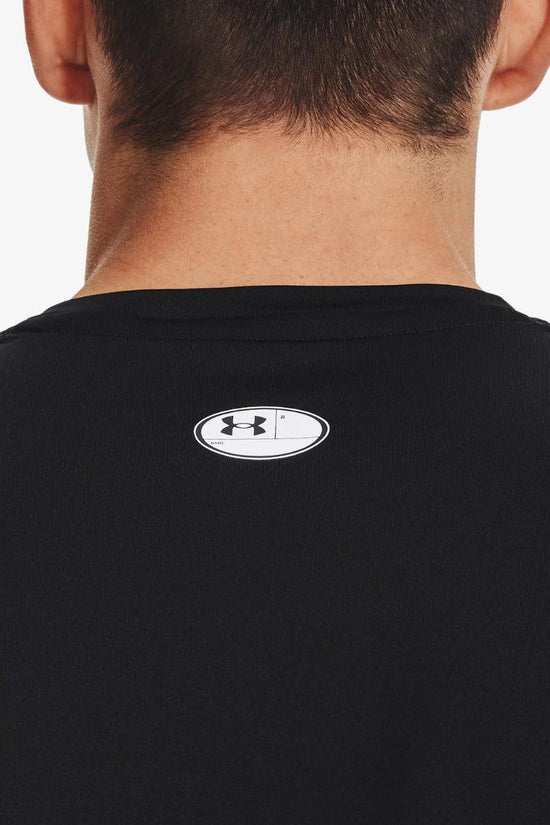 T-Shirt Maniche Corte HeatGear Fitted-under armour-Nero-Uomo-1361683 001-