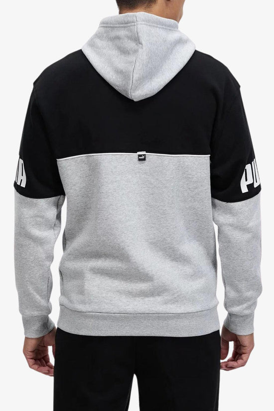 Felpa Con Cappuccio Power Colourblock-puma-Grigio-Uomo-849807 04-