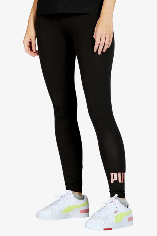 Leggings Essentials+ Metallic Logo-puma-Nero-Donna-848307 11-