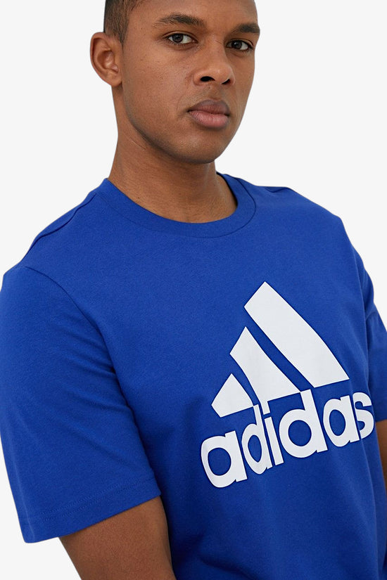 T-Shirt Maniche Corte Essentials Big Logo-adidas performance-Blu-Uomo-Ic9351-