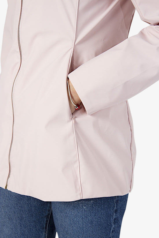 Giacca Full Zip Soft Shell Con Cappuccio Logo All-Over-yes zee-Rosa-Donna-O451/qm00 0442-