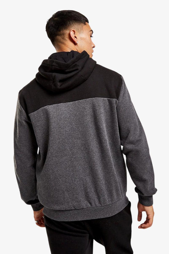 Felpa Full Zip Con Cappuccio Athletic Colour Block-emporio armani ea7-Nero-Uomo-6kpmb2 pj07z 3909-