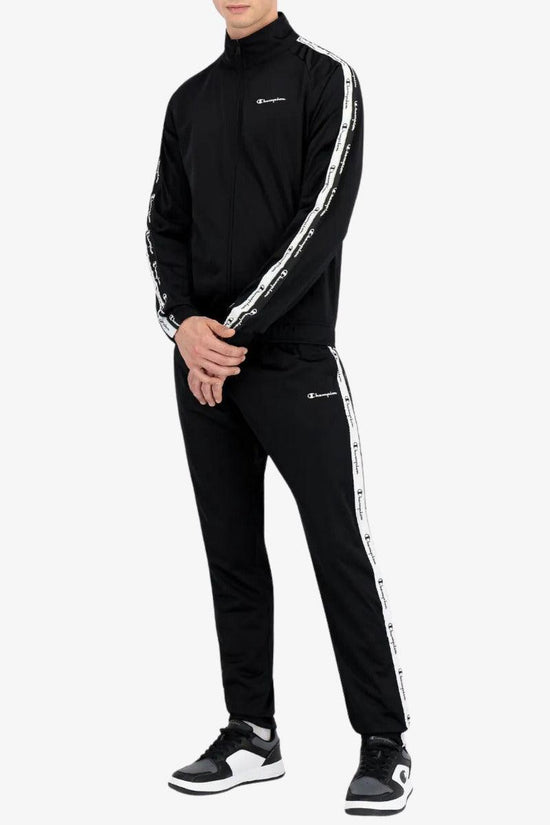 Tuta Con Bande Logo-champion-Nero-Uomo-216692 kk001-