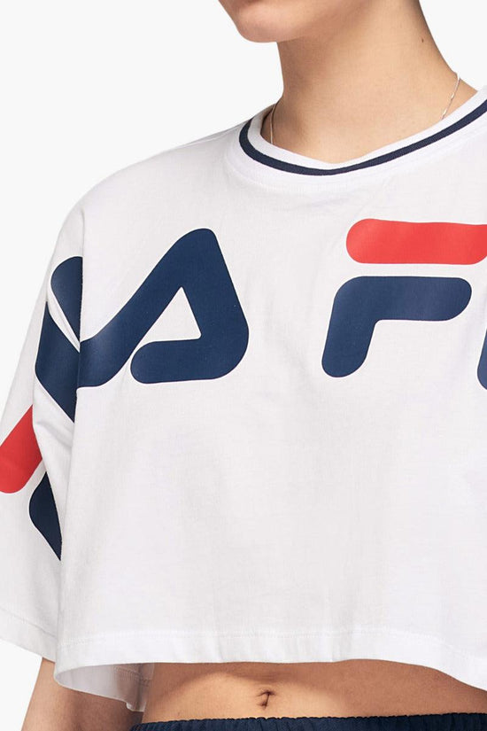 T-Shirt Maniche Corte Barr-fila-Bianco-Donna-687497 m67-