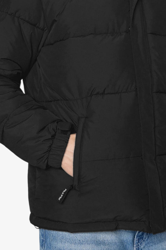 Piumino Full Zip Con Cappuccio Bensheim-fila-Nero-Uomo-Fam0455 80010-