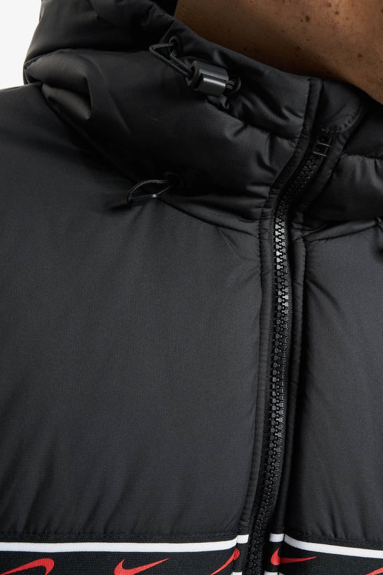 Piumino Full Zip Con Cappuccio Repeat-nike sportswear-Nero-Uomo-Dx2037 133-