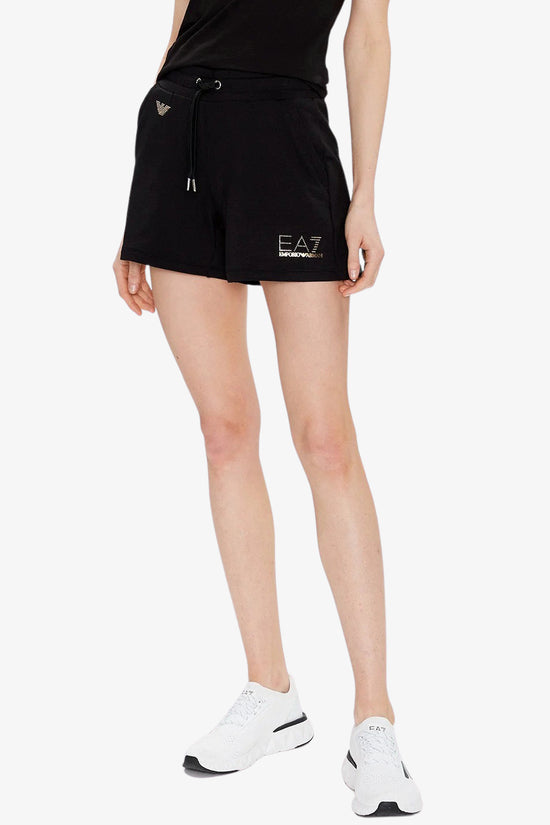 Shorts Evolution Logo Borchiette-emporio armani ea7-Nero-Donna-3rts63 tj9rz 1200-