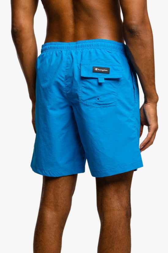 Boxer Mare Logo Satin-champion-Blu-Uomo-214428 bs090-