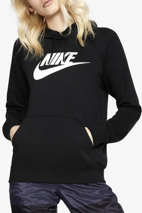 Felpa Con Cappuccio Essential-nike sportswear-Nero-Donna-Bv4126 010-