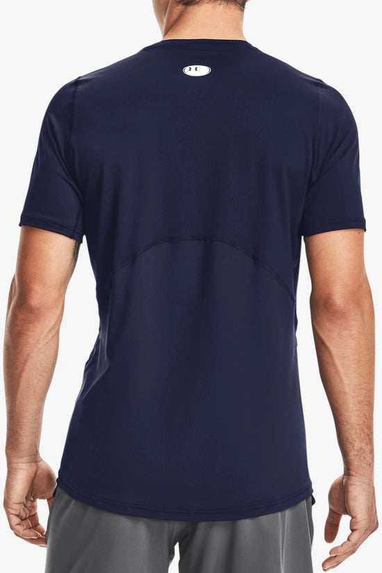 T-Shirt Maniche Corte HeatGear Fitted-under armour-Blu-Uomo-1361683 410-