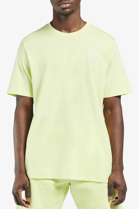 T-Shirt Maniche Corte Loungewear Adicolor Essential Trefoil-adidas originals-Giallo-Uomo-Gn3403-