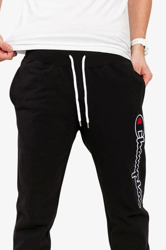 Pantaloni Big Logo Satin-champion-Nero-Uomo-214190 kk001-
