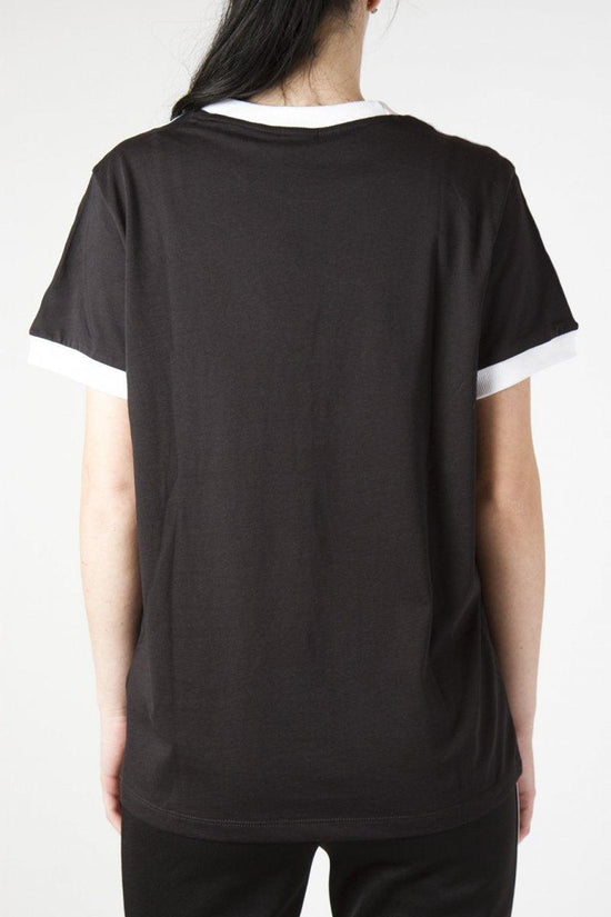 T-Shirt Maniche Corte 3-Stripes-adidas originals-Nero-Donna-Ed7482-