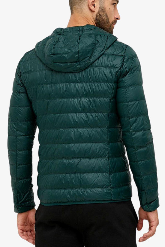 Piumino Full Zip Con Cappuccio Core Identity-emporio armani ea7-Verde-Uomo-8npb02 pn29z 1860-