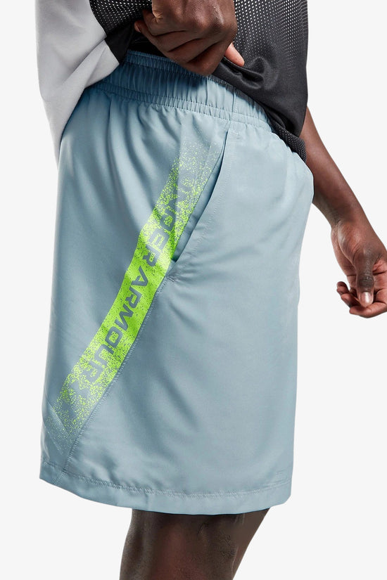 Shorts Woven Graphic-under armour-Grigio-Uomo-1370388 465-