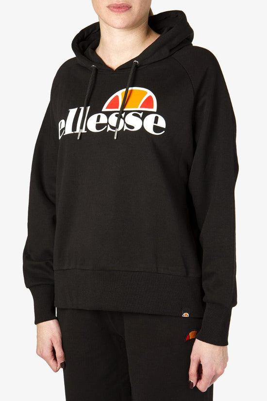 Felpa Con Cappuccio Big Logo-ellesse-Nero-Donna-Ehw295w20 050-