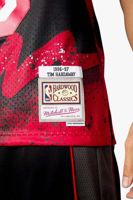 Canotta Swingman NBA Miami Heat Tim Hardaway Hyper Hoops-mitchell&ness-Rosso-Uomo-Tfsm1253-mhe96thascar-