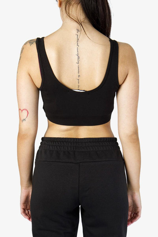 Top Big Logo Script Fluo-boy london-Nero-Donna-Bld2978-