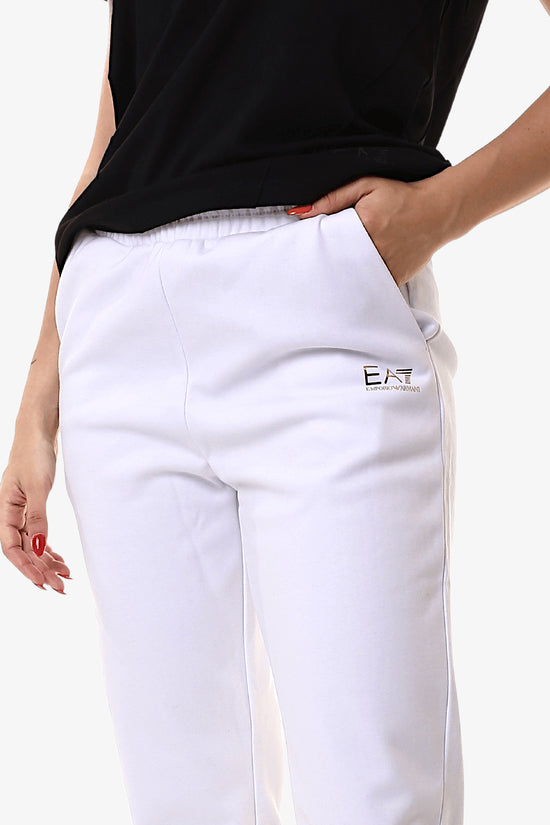 Pantaloni Logo Series Olografico-emporio armani ea7-Bianco-Donna-6rtp65 tjqlz 1100-