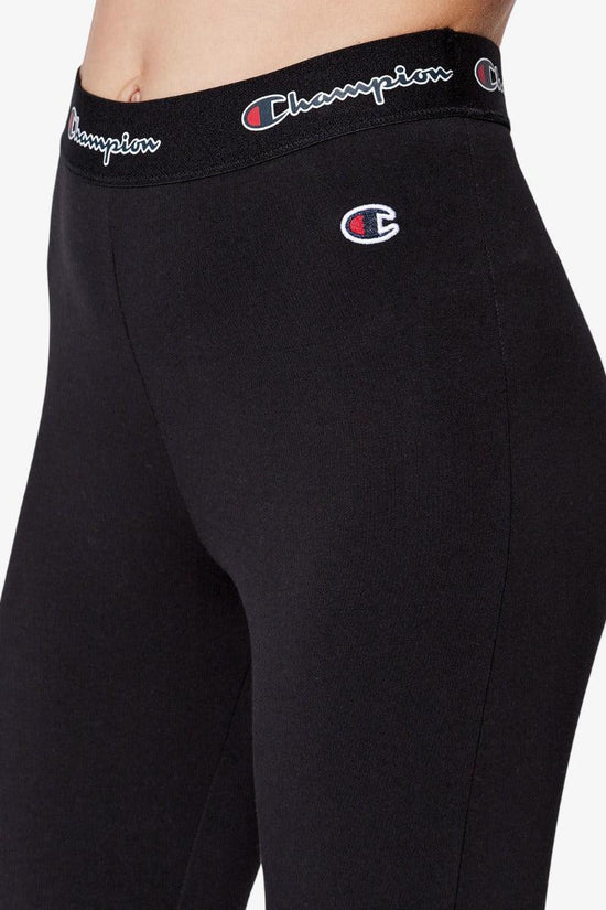 Leggings Banda Logo-champion-Nero-Donna-115338 kk001-