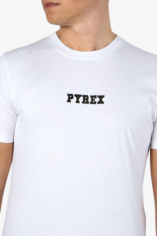 T-Shirt Maniche Corte Logo XX Camouflage-pyrex-Bianco-Uomo-22epb43023-