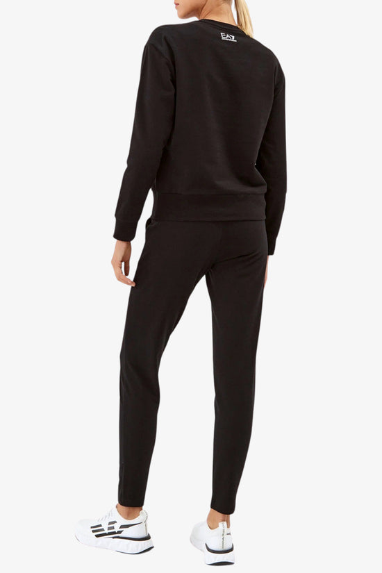 Piumino Full Zip Logo Series Con Imbottitura in CALIDUM7-emporio armani ea7-Nero-Donna-6rtb25 tn8az 1200-