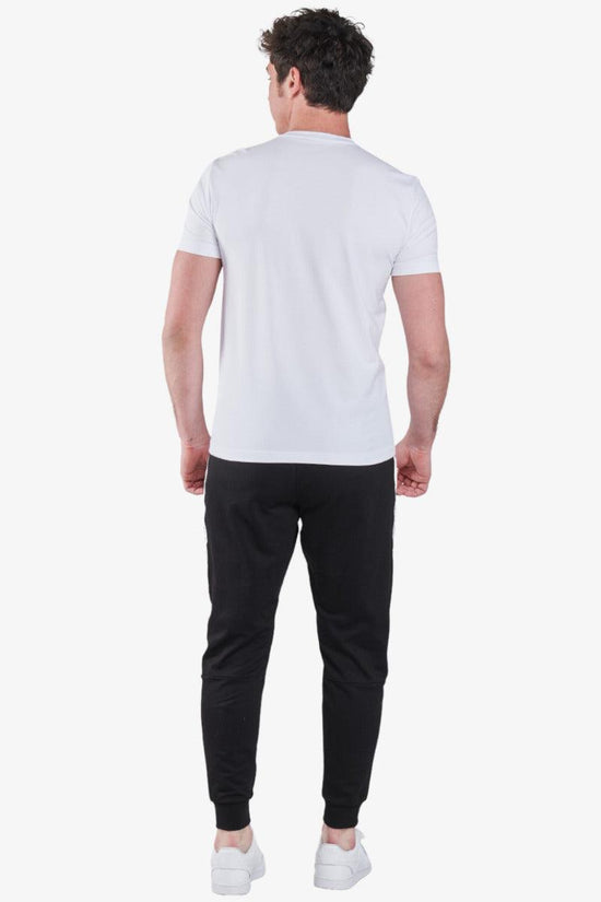 T-Shirt Maniche Corte Big Logo-emporio armani ea7-Bianco-Uomo-3kpt62 pj03z 1100-